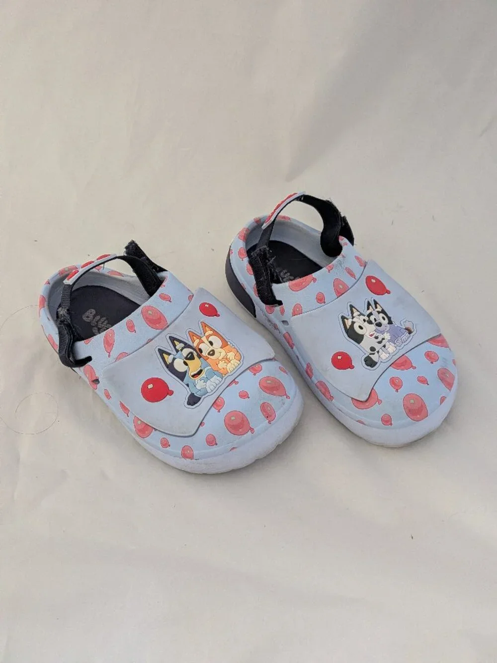 Ground Up Bluey Bingo Molded Toddler Slide-in Clogs Size 11